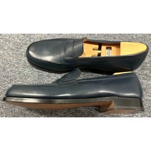 New Men's JM Weston 180 Loafer, Blue - 10 1/2C (US D)